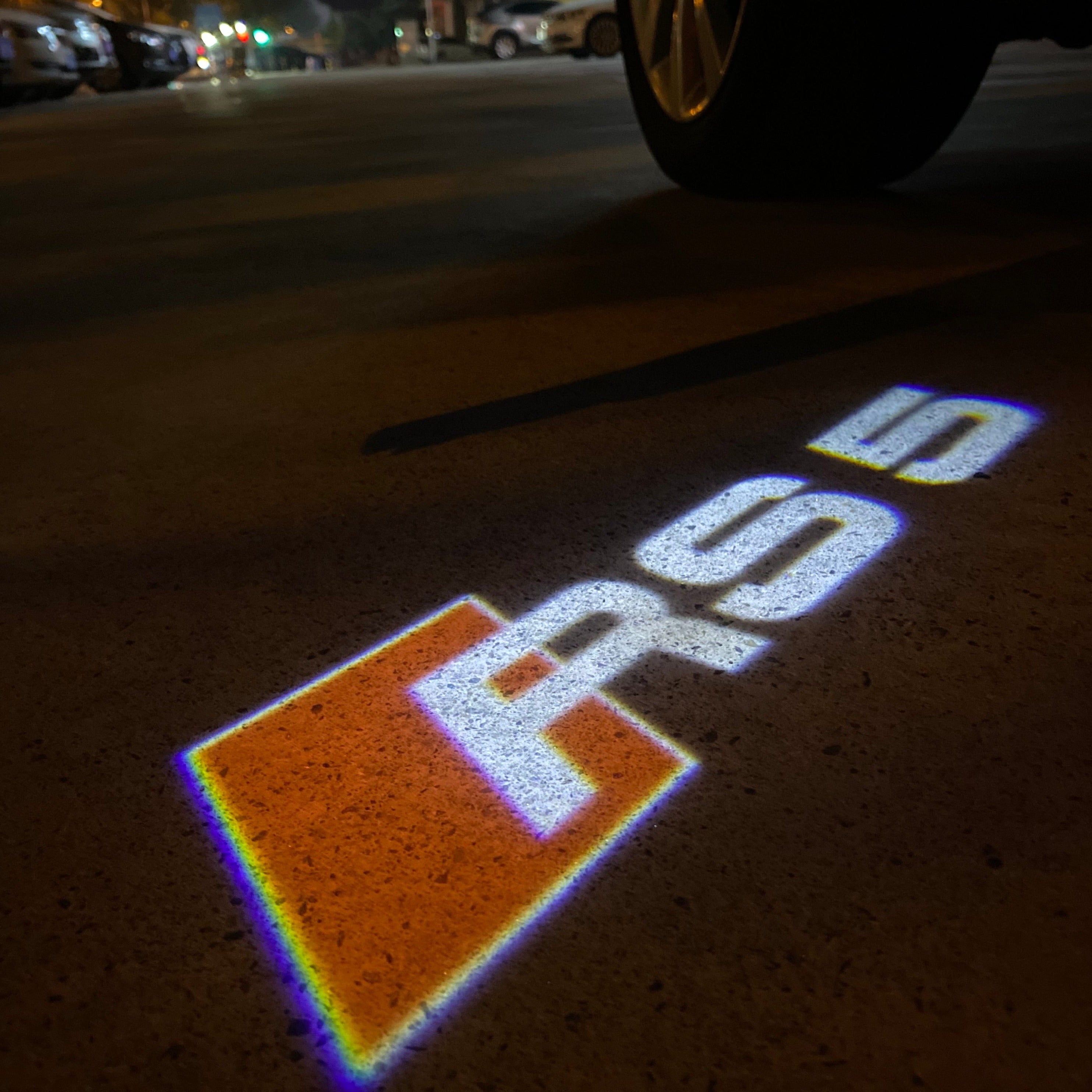 AUDI LOGO PROJEKTOT LIGHTS Nr.54 (Menge 1 = 2 Logo Films /2 Türlichter im Kombi-Raum 652899;