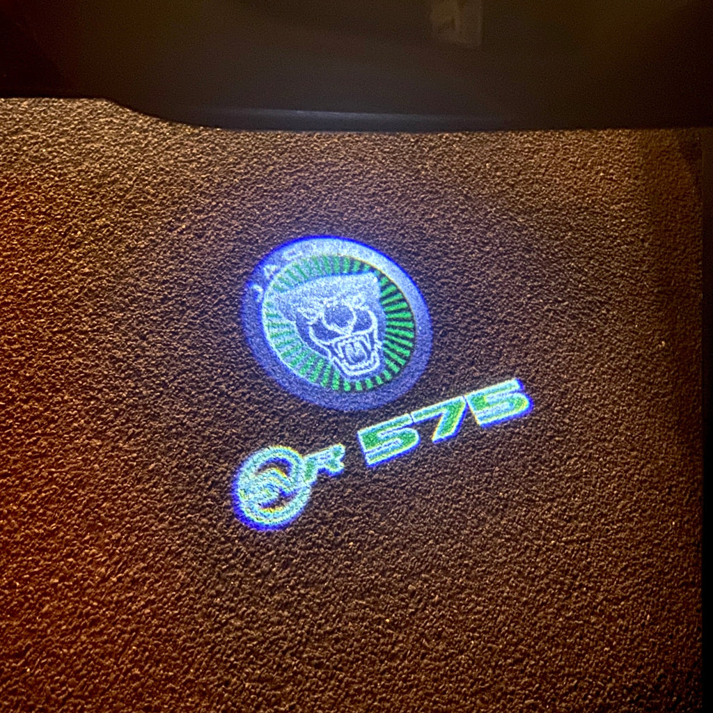 Jaguar logo item 117 lamps (quantity 1 = 1 set / 2 door lamps)