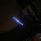 LUCES DE PROYECTOR LOGO PORSCHE Nr.58 (cantidad 1 = 2 Película con Logo / 2 luces de puerta)