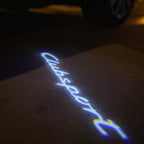 LOGO PROJECTOR LIGHTS PORSCHE Nr.06 (الكمية 1 = 2 شعار فيلم / 2 أضواء باب)