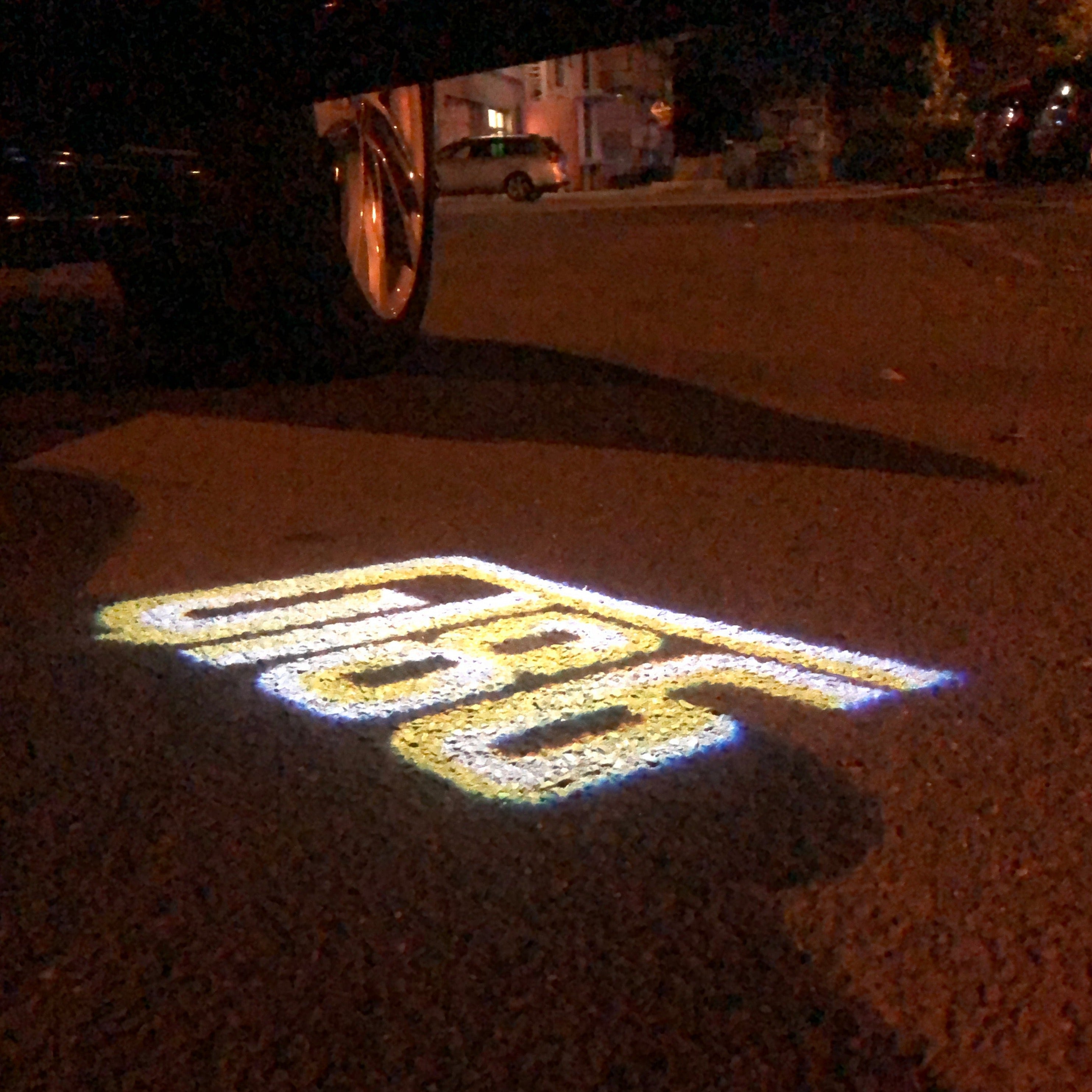 TOYOTA  GT86 LOGO PROJECROTR LIGHTS Nr.11  (quantity 1 = 2 Logo Films /2 door lights）
