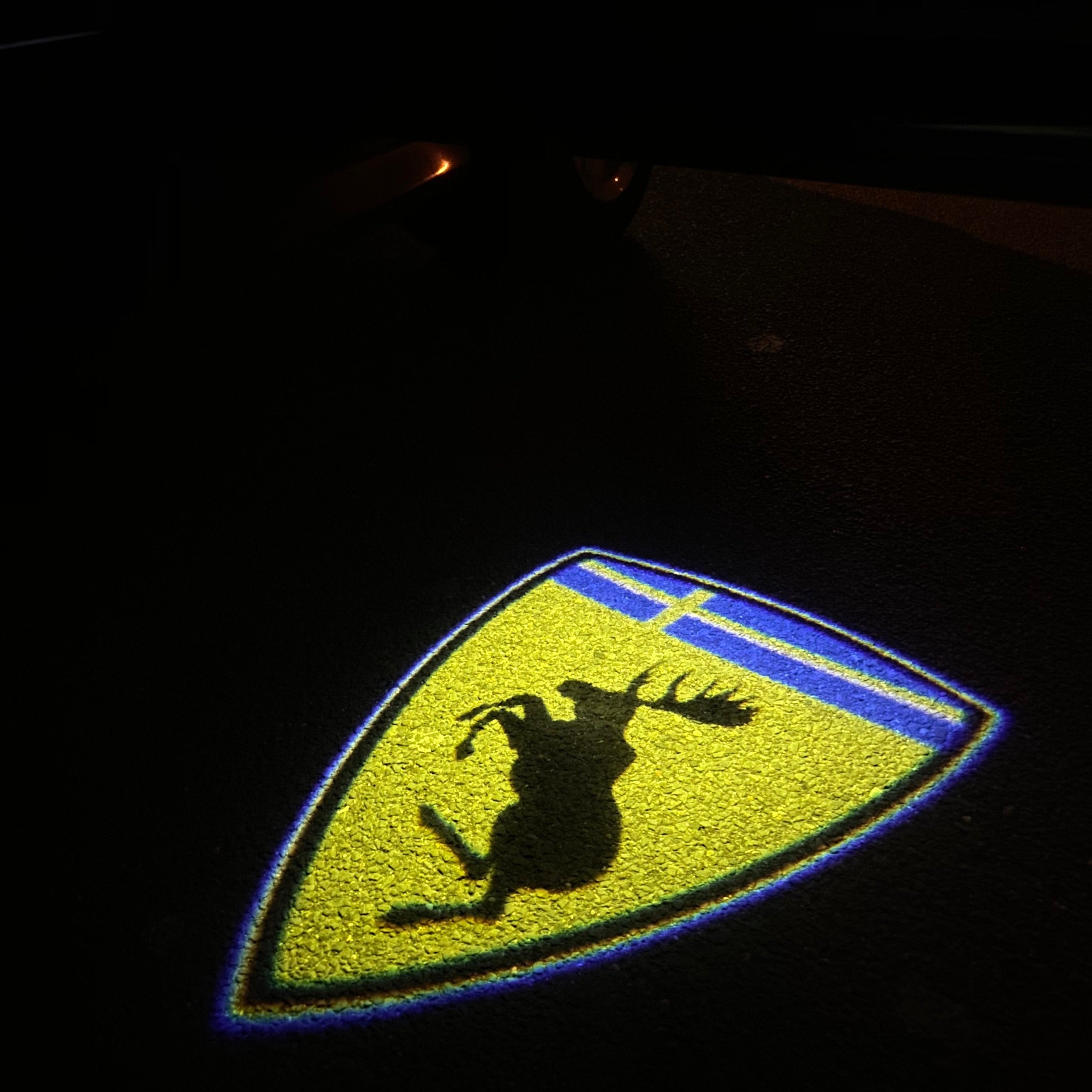 LUCES DE PROYECTOR DEL LOGOTIPO Volvo Nr.67 (cantidad 1 = 2 Película de logotipo / 2 luces de puerta)