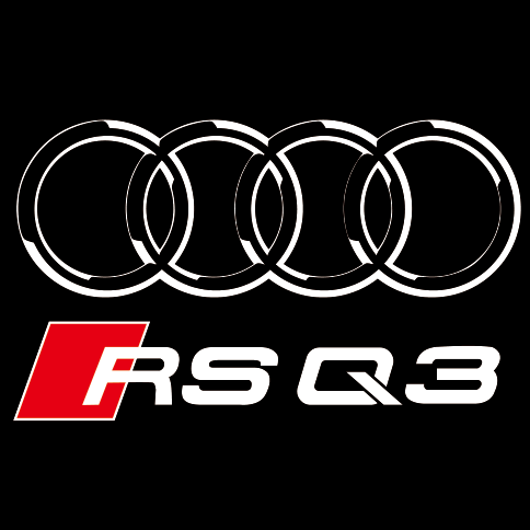 AUDI LOGO PROJECTOT LIGHTS Nr.19 (quantità 1 = 2 Logo Films /2 luci porta)