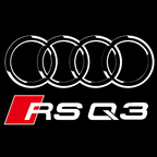 AUDI LOGO PROJECTOT LIGHTS Nr.19 (quantità 1 = 2 Logo Films /2 luci porta)