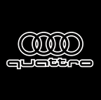AUDI LOGO PROJECTOT LIGHTS Nr.19 (quantità 1 = 2 Logo Films /2 luci porta)