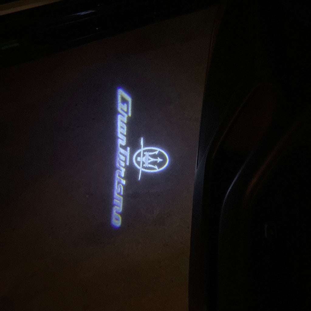 LUCES Maserati LOGO PROJECROTR Nr.01 (cantidad 1 = 1 juegos / 2 luces de puerta)