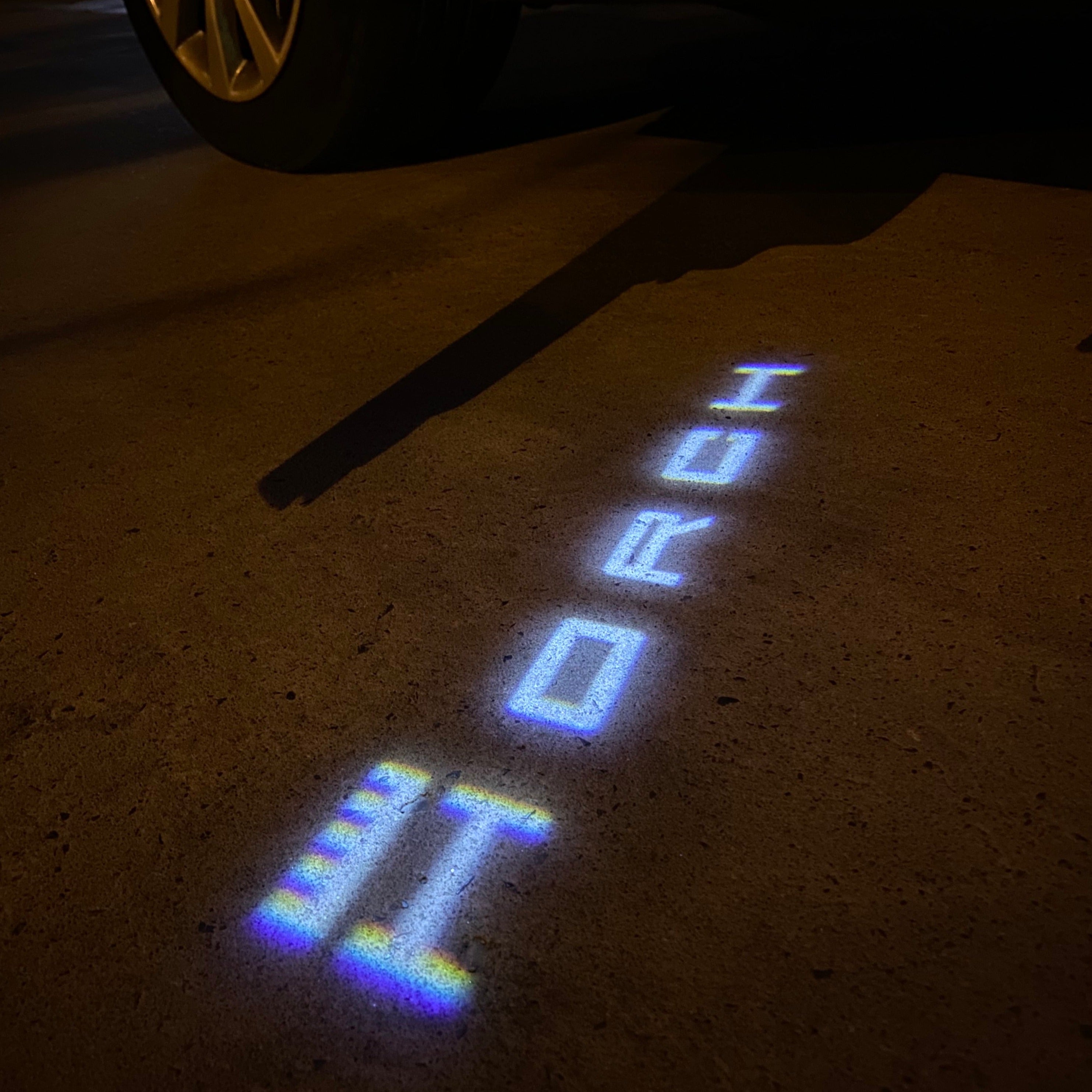 AUDI LOGO PROJECTOT LIGHTS Nr.19 (quantità 1 = 2 Logo Films /2 luci porta)