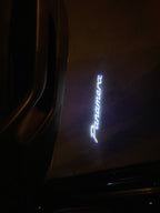 PORSCHE LOGO PROJECTOT LIGHTS Nr.84 (cantidad 1 = 2 logo película / 2 luces de puerta)