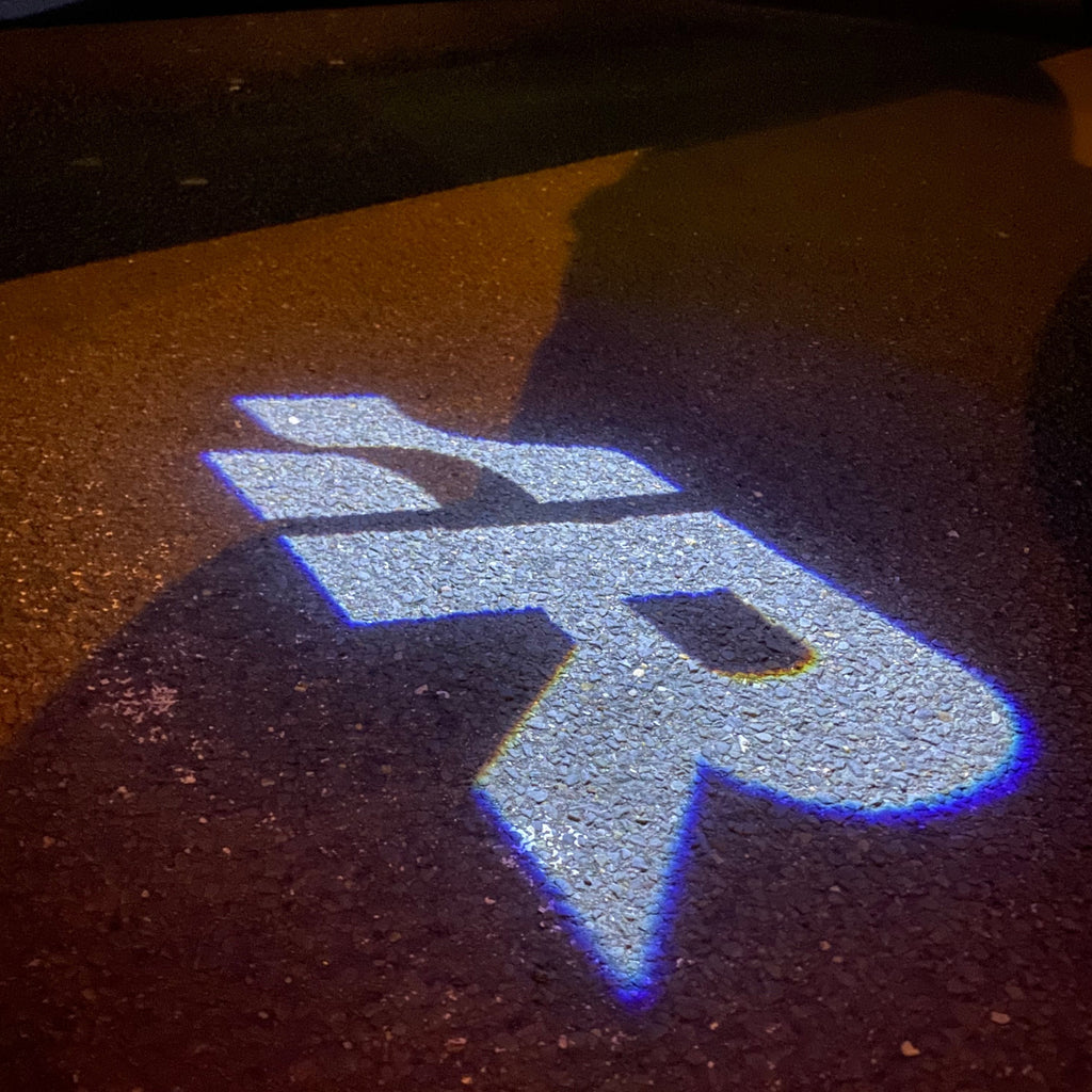 Volkswagen door LAMP R logo No. 156 (Number 1 = 2 logotipos Film / 2 door LAMP)