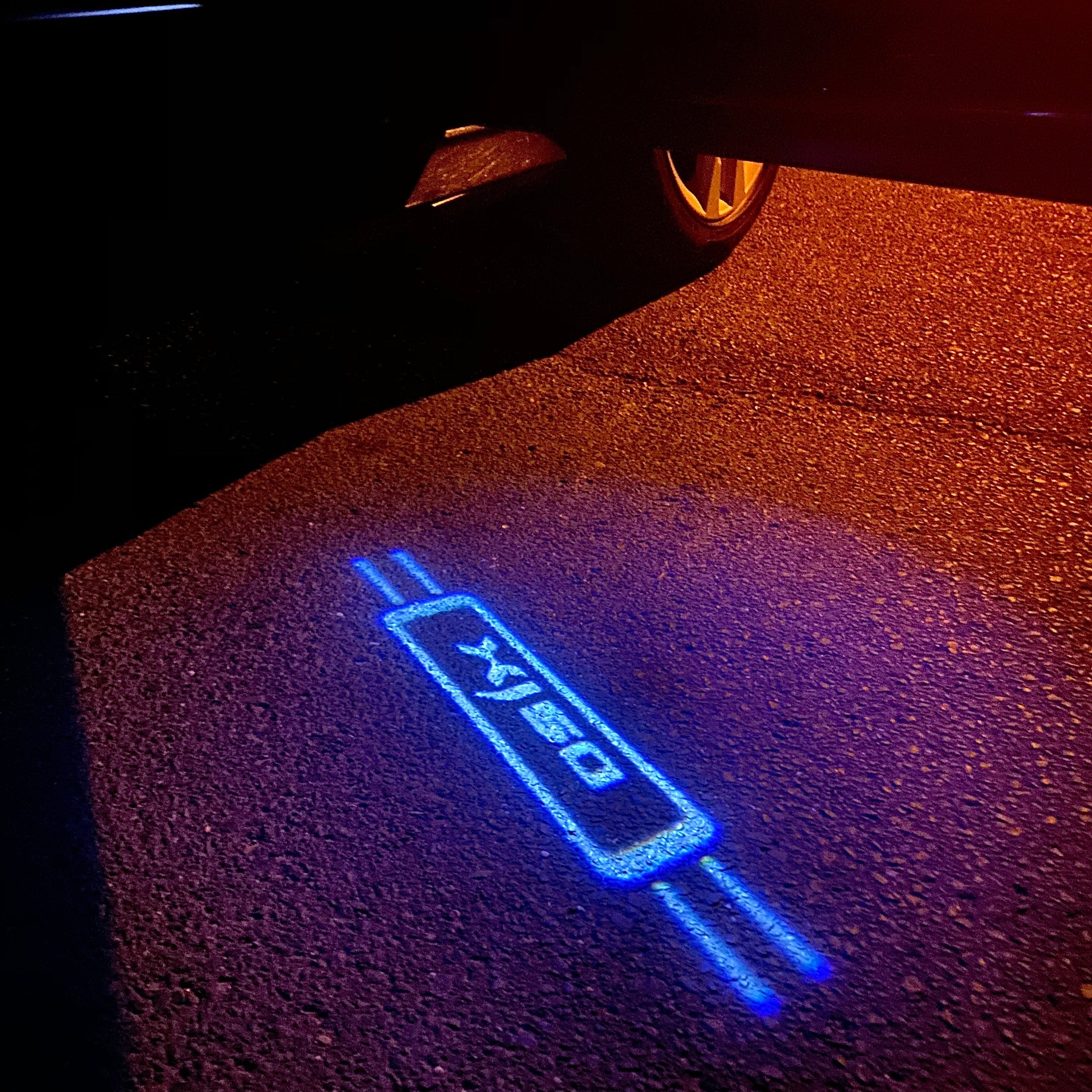 Jaguar logo item # 49 Light (qty.1 = 1 set / 2 Door Lights)