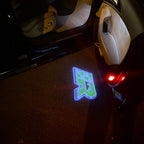 Volkswagen Door lights R Logo Nr. 148 (cantidad 1 = 2 películas con logotipo / 2 luces de puerta)