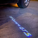 PORSCHE Carrera  LOGO PROJECTOT LIGHTS Nr.8087 (quantity  1 =  2 Logo Film /  2 door lights)