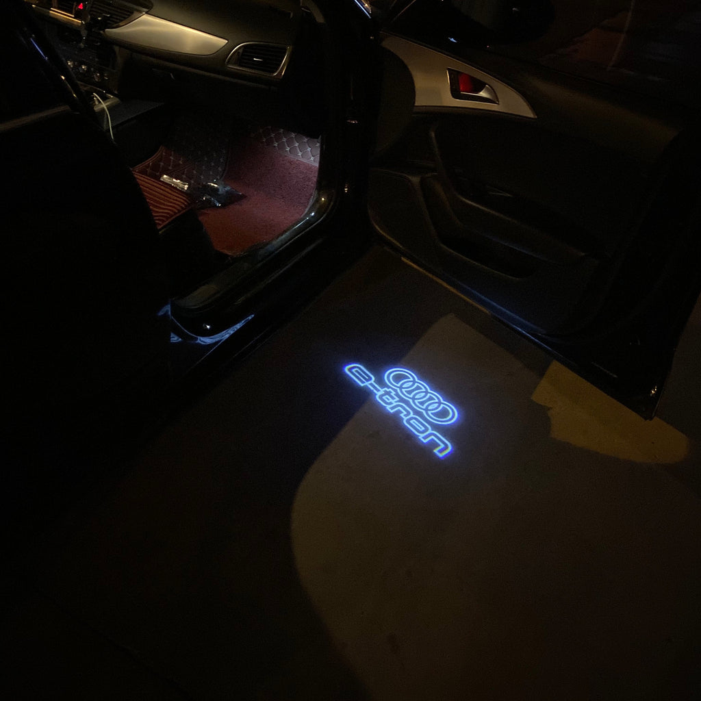 AUDI LOGO PROJECTOT LIGHTS Nr.19 (quantità 1 = 2 Logo Films /2 luci porta)