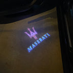Maserati LOGO PROJECROTR LIGHTS Nr.02 (cantidad 1 = 1 juego/2 luces de puerta)