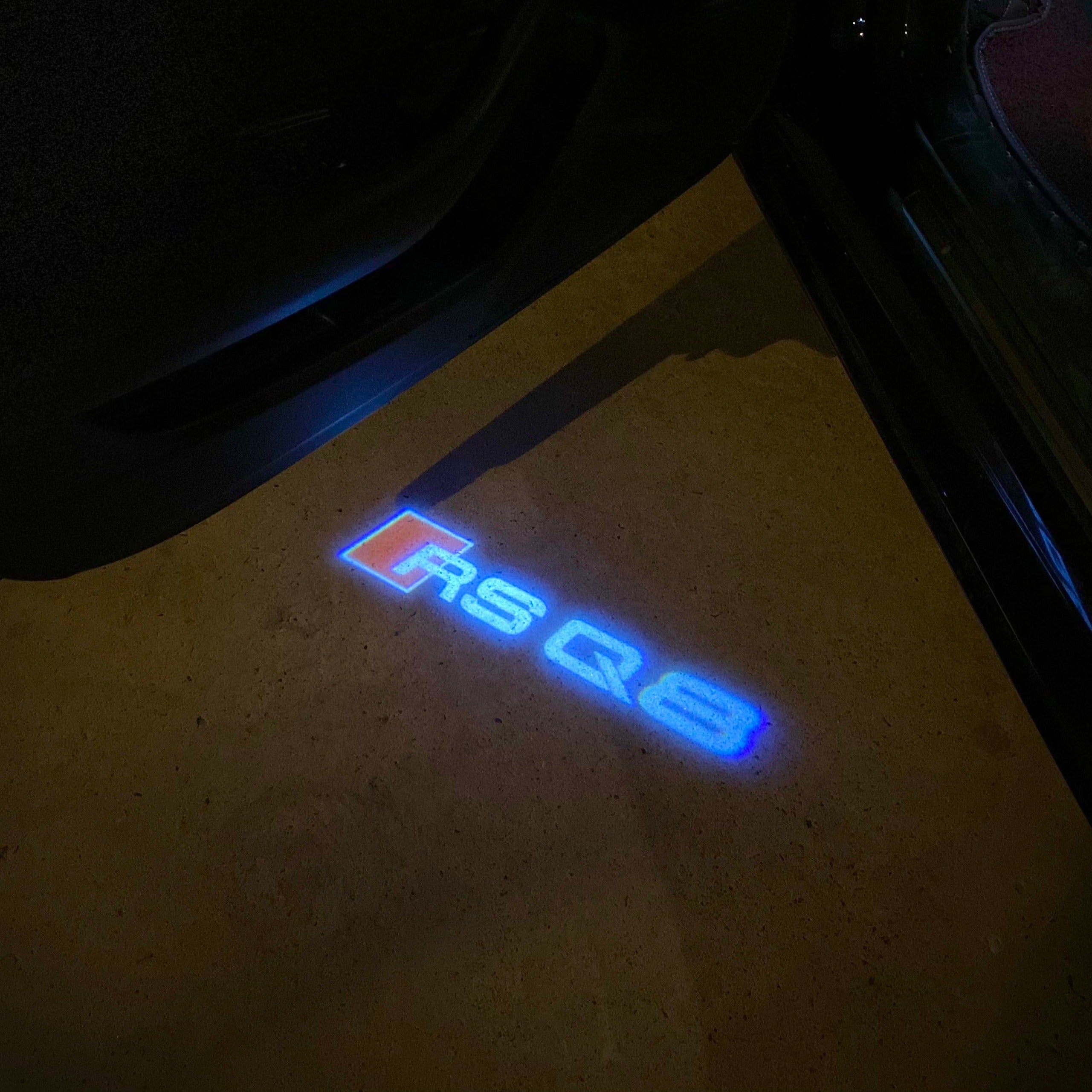 AUDI LOGO PROJECTOT LIGHTS Nr.19 (quantità 1 = 2 Logo Films /2 luci porta)