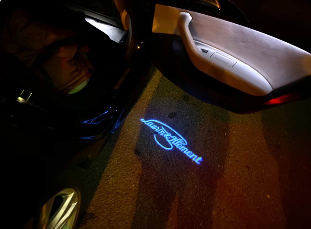 SKODA Laurin & Klement LOGO LOGO PROJECTOR LIGHTS Nr.19 (quantité 1 = 2 Logo Films / 2 portes lumières)