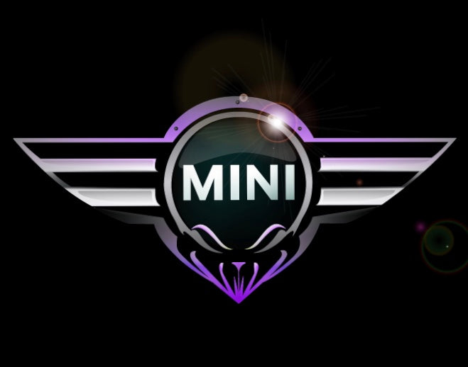 MINI LOGO PROJECROTR LIGHTS Nr.01 (quantité 1 = 1 ensemble/2 feux de porte)