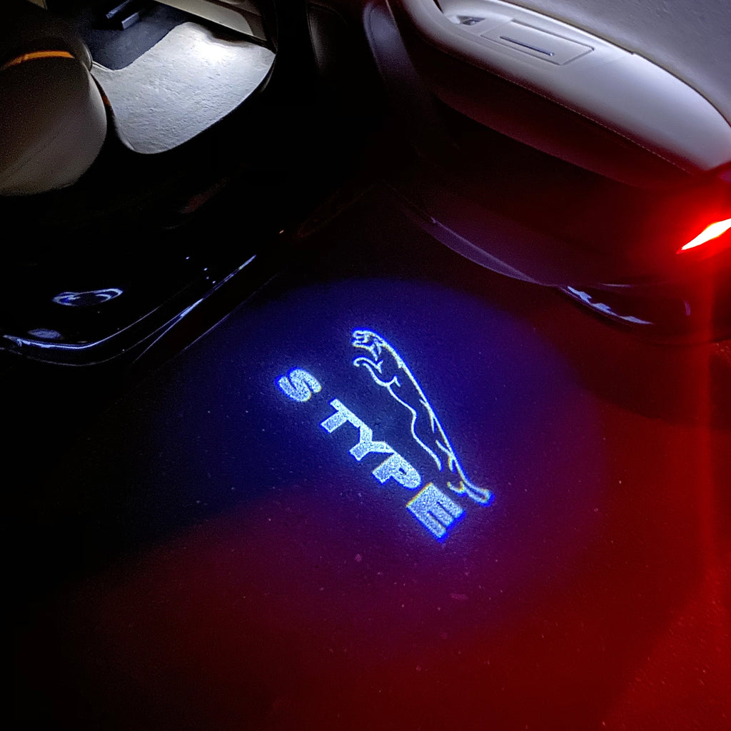 LUCES DE PROYECTOR LOGO JAGUAR No 134 (cantidad 1 = 1 juegos / 2 luces de puerta)