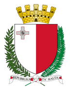 Malta Repubblika ta' Malta  National Flag  logo door lights (quantity 1 = 1 sets / 2 logo film /  Can replace of lights  other logos )
