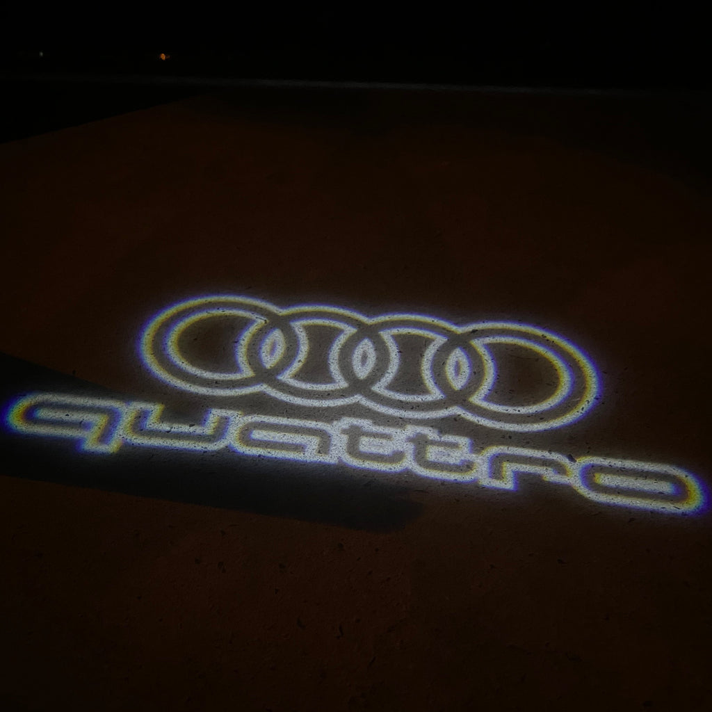 AUDI LOGO PROJECTOT LIGHTS Nr.19 (quantità 1 = 2 Logo Films /2 luci porta)