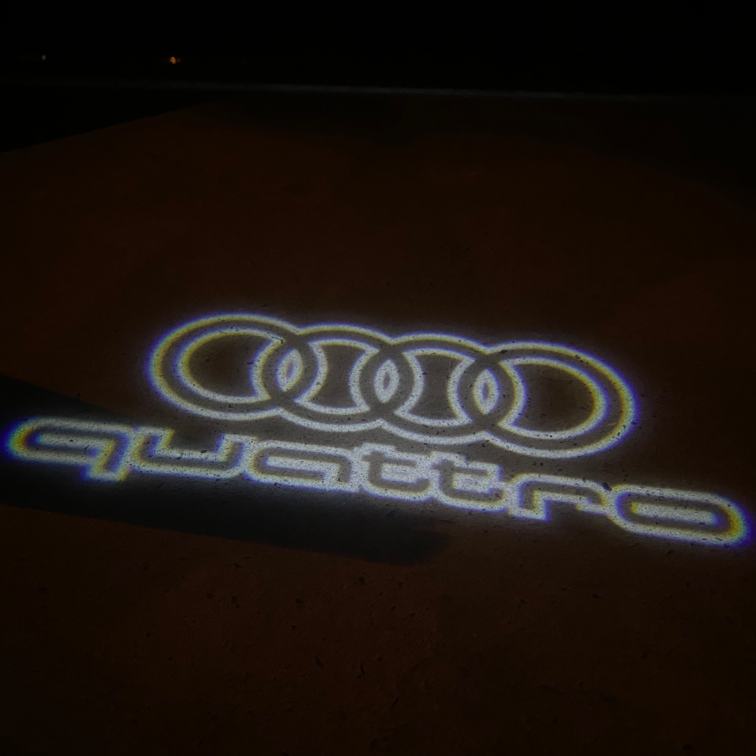 AUDI LOGO PROJECTOT LIGHTS Nr.19 (quantità 1 = 2 Logo Films /2 luci porta)