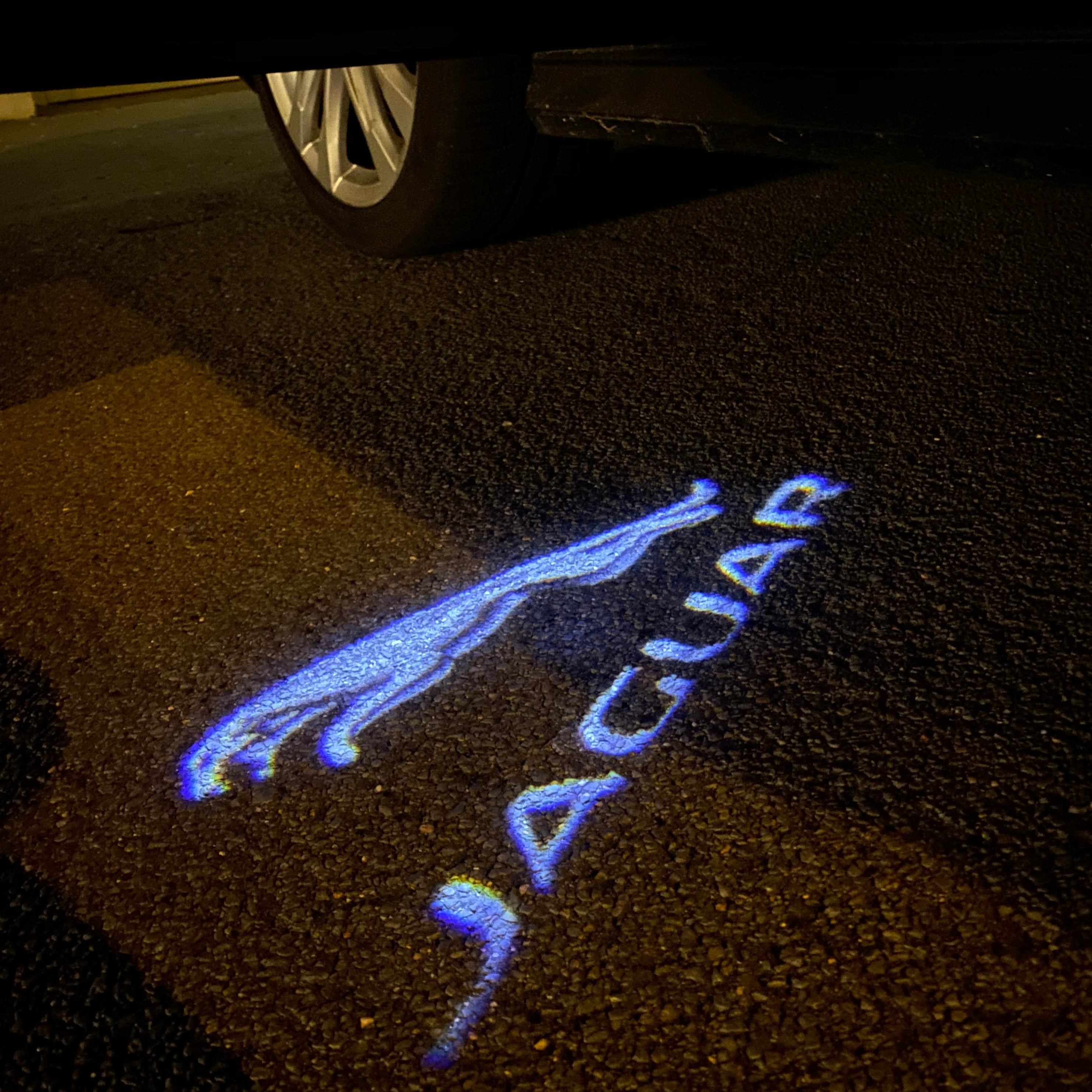 LUCES JAGUAR LOGO PROJECROTR Nr.03 (cantidad 1 = 1 juegos / 2 luces de puerta)