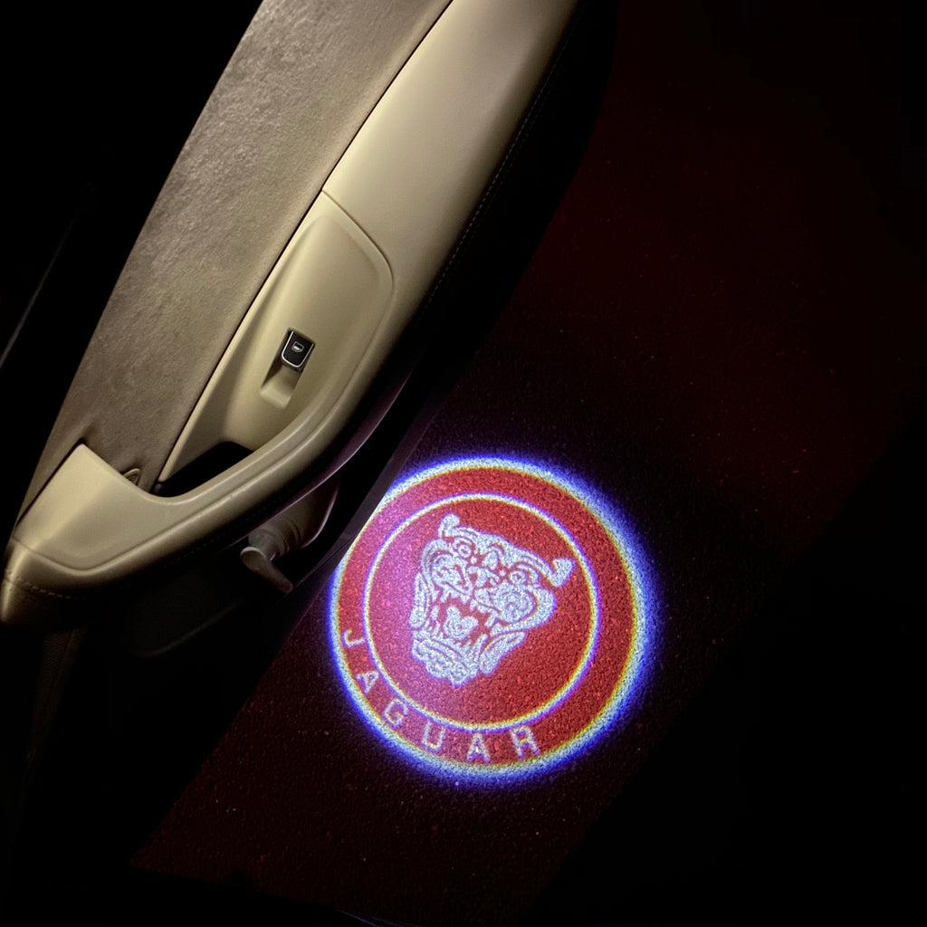 JAGUAR LOGO PROJECTOR LIGHTS Nr.17 (Anzahl 1 = 1 Sets / 2 Türlichter)
