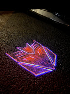 Transformers Logo door lights Nr.263  (quantity 1 = 2 Logo Films /2 door lights）Movie Series Logo