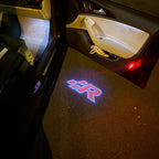 Volkswagen Door lights R Logo Nr. 146 (cantidad 1 = 2 películas con logotipo / 2 luces de puerta)