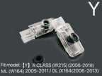 MERCEDES BENZ LOGO PROJECTOT LIGHTS Nr.05 (quantità 1 = 1 set/2 luci porta)