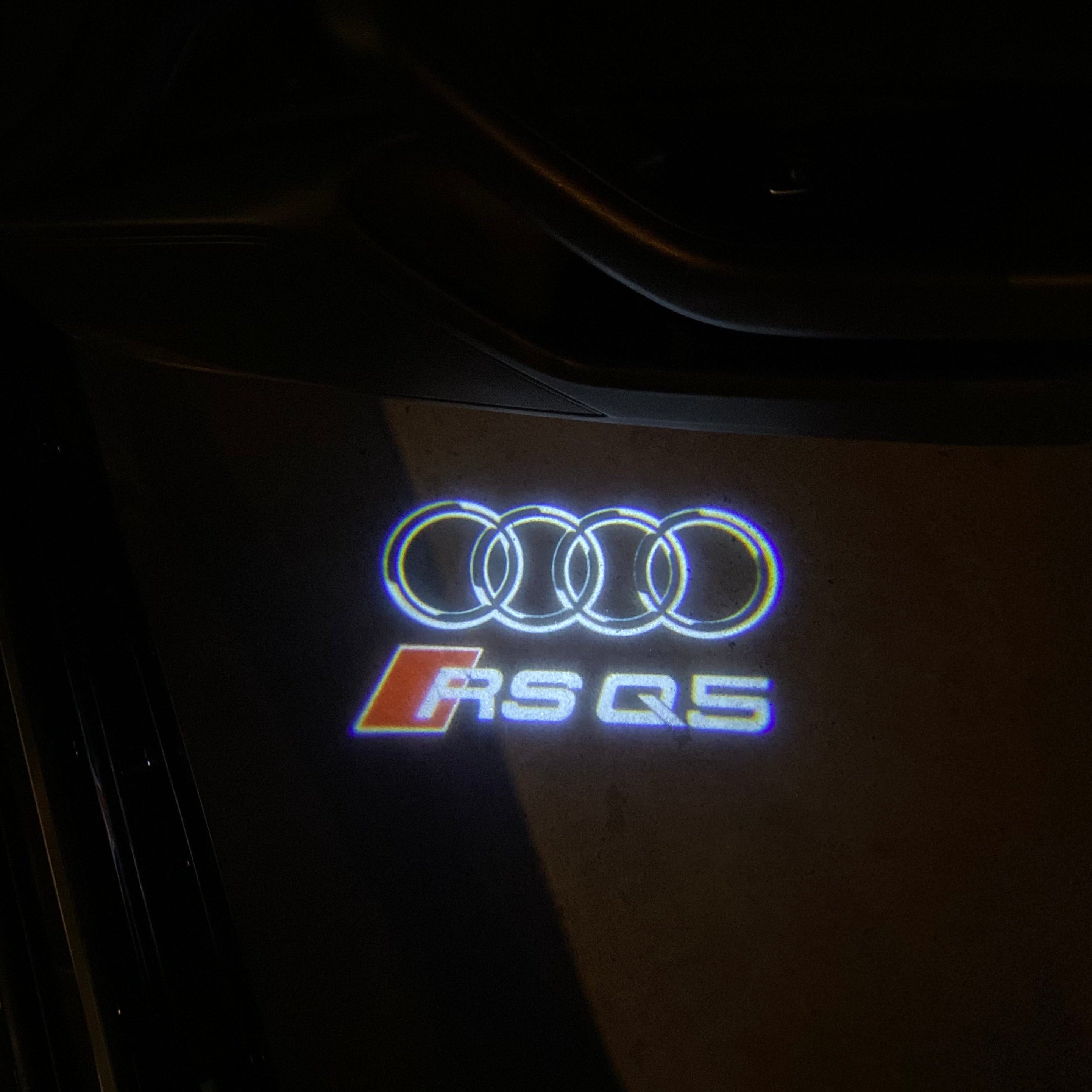 AUDI LOGO PROJECTOT LIGHTS Nr.19 (quantità 1 = 2 Logo Films /2 luci porta)