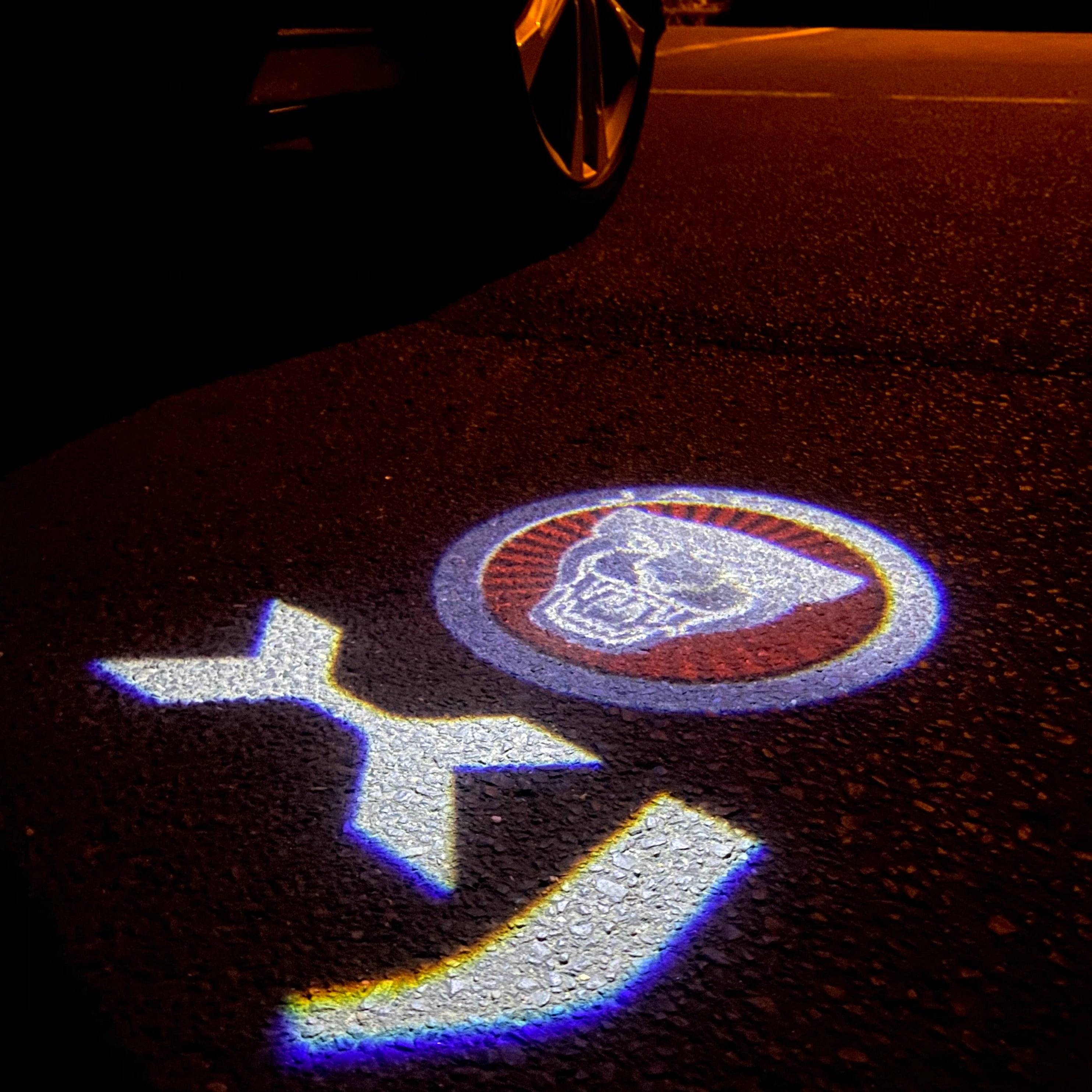JAGUAR LOGO PROJECROTR LIGHTS Nr.100 (quantité 1 = 1 ensemble/2 feux de porte)