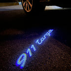 PORSCHE LOGO PROJECTOT LIGHTS Nr.68 (cantidad 1 = 2 logo película / 2 luces de puerta)