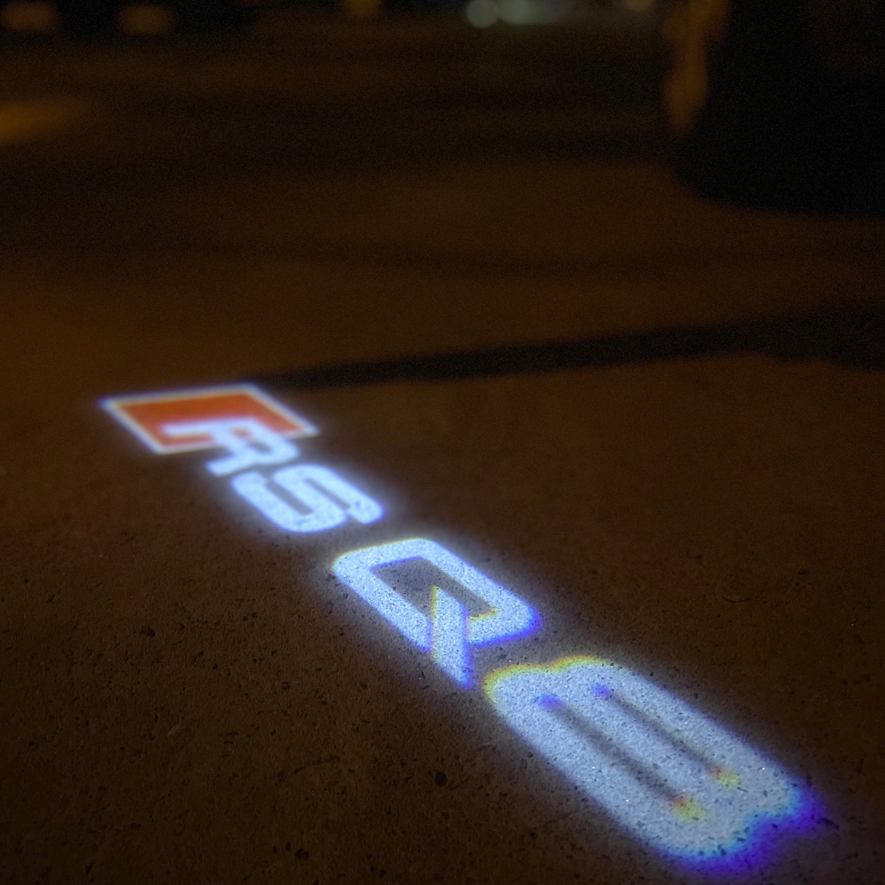 AUDI LOGO PROJECTOT LIGHTS Nr.19 (quantità 1 = 2 Logo Films /2 luci porta)