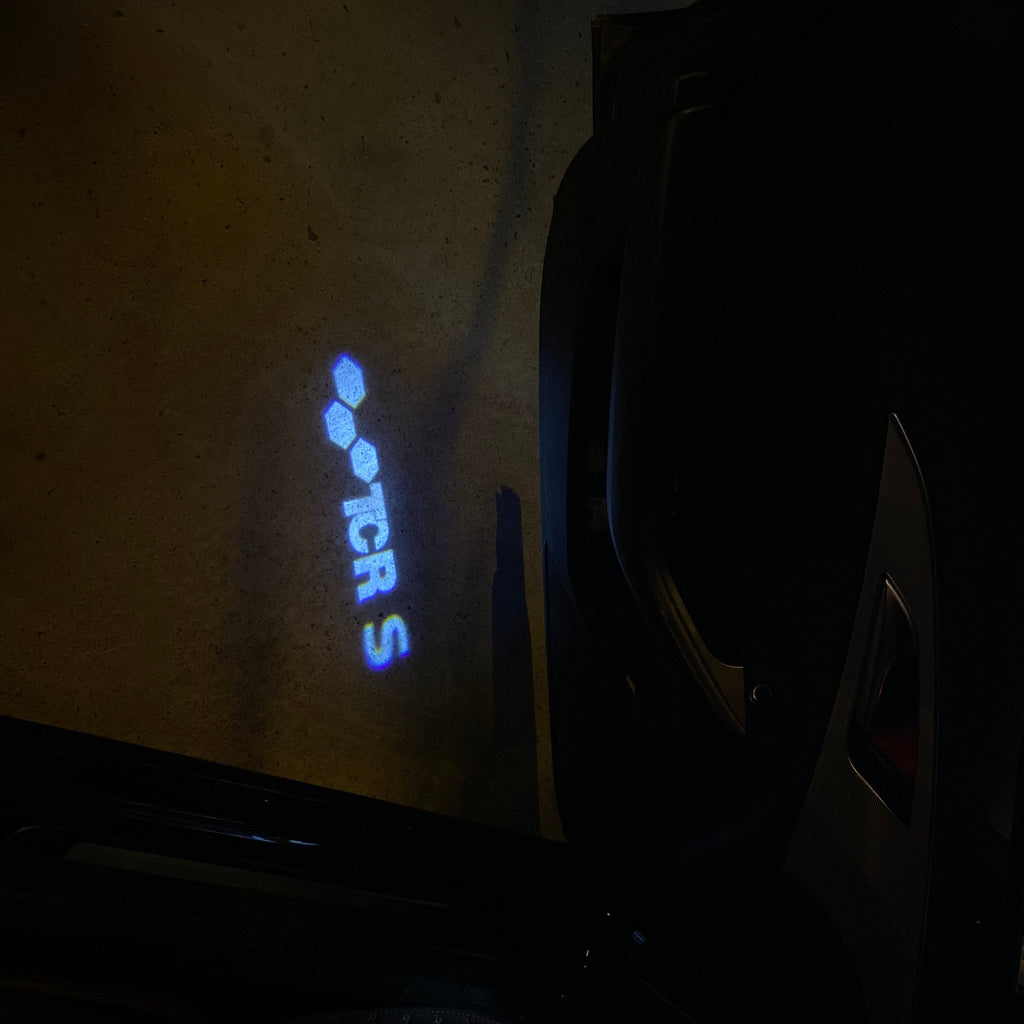 Volkswagen Door lights Logo Nr. 12 (quantité 1 = 2 Logo Films /2 feux de porte)