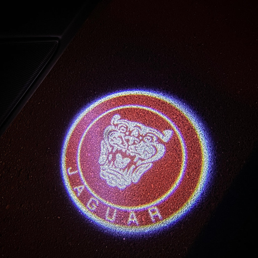 JAGUAR LOGO PROJECTOR LIGHTS Nr.17 (Anzahl 1 = 1 Sets / 2 Türlichter)