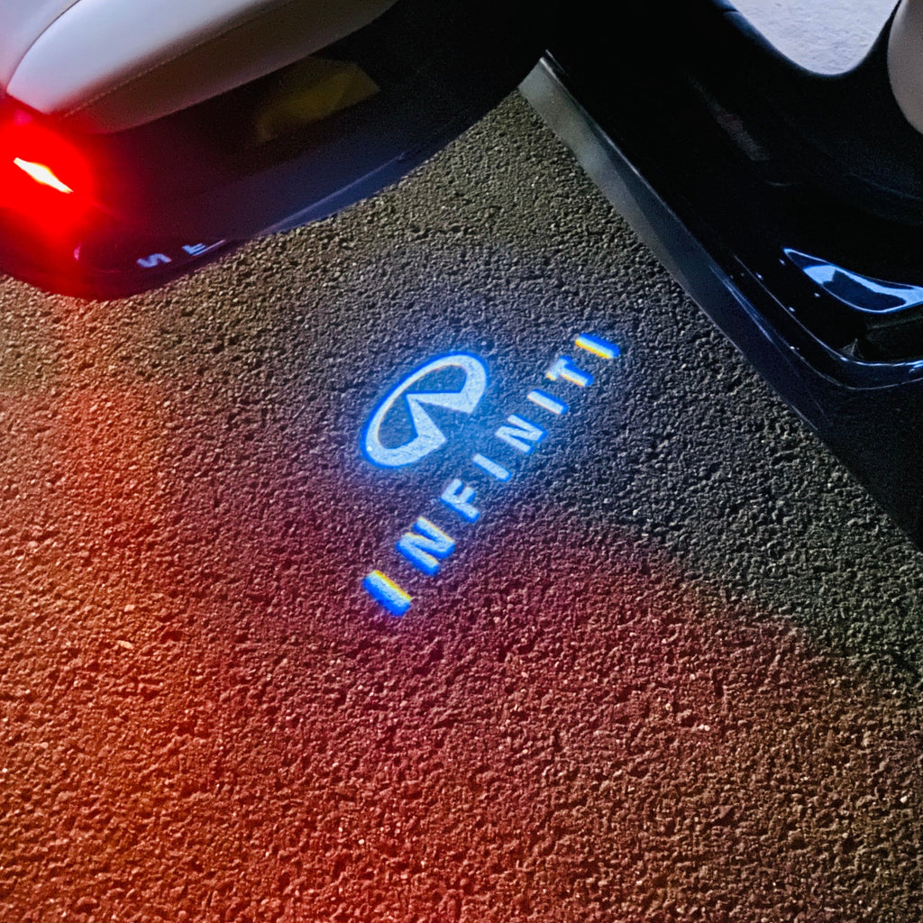 INFINTI LOGO PROJECROTR LIGHTS Nr.01 (Menge 1 = 1 Sets/2 Türleuchten)