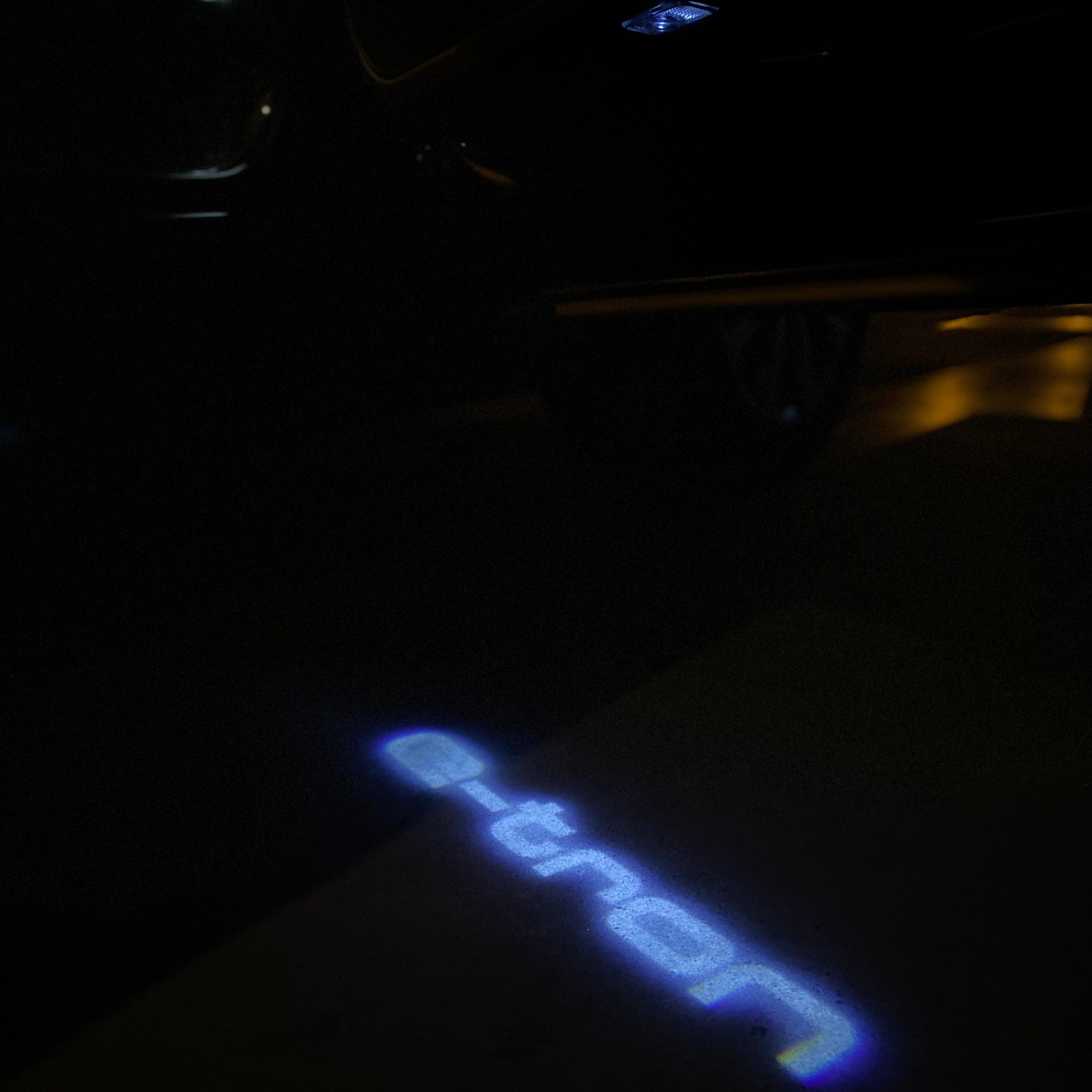 AUDI LOGO PROJECTOT LIGHTS Nr.19 (quantità 1 = 2 Logo Films /2 luci porta)