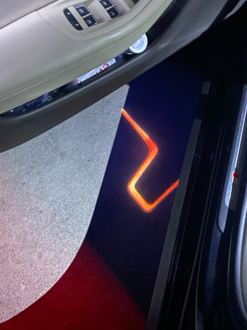 Volvo LOGO PROJECTOR LIGHTS Nr.138 (Menge 1 = 2 Logo Film / 2 Türlichter)