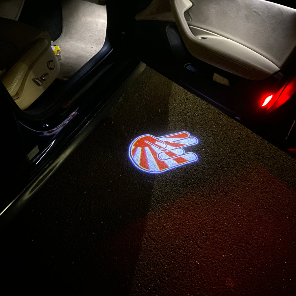 LUCES DE PROYECTOR CON LOGO JDM N ° 16 (cantidad 1 = 1 juegos / 2 luces de puerta)