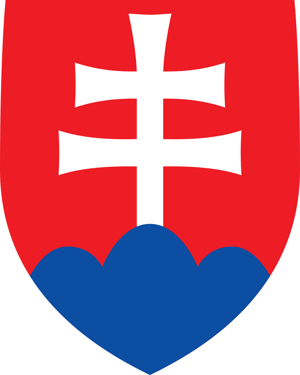 Logo du drapeau national slovaque Slovenská republika (quantité 1 = 1 ensembles / 2 films de logo / peut remplacer les lumières d'autres logos)