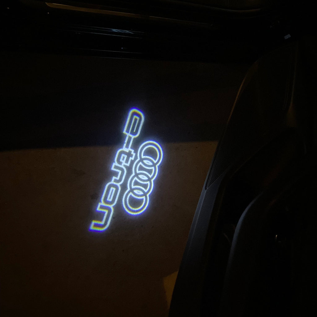 AUDI LOGO PROJECTOT LIGHTS Nr.19 (quantità 1 = 2 Logo Films /2 luci porta)