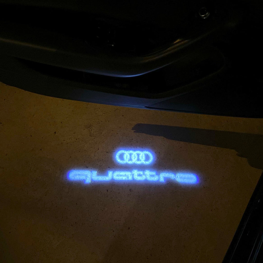 AUDI LOGO PROJECTOT LIGHTS Nr.19 (quantità 1 = 2 Logo Films /2 luci porta)