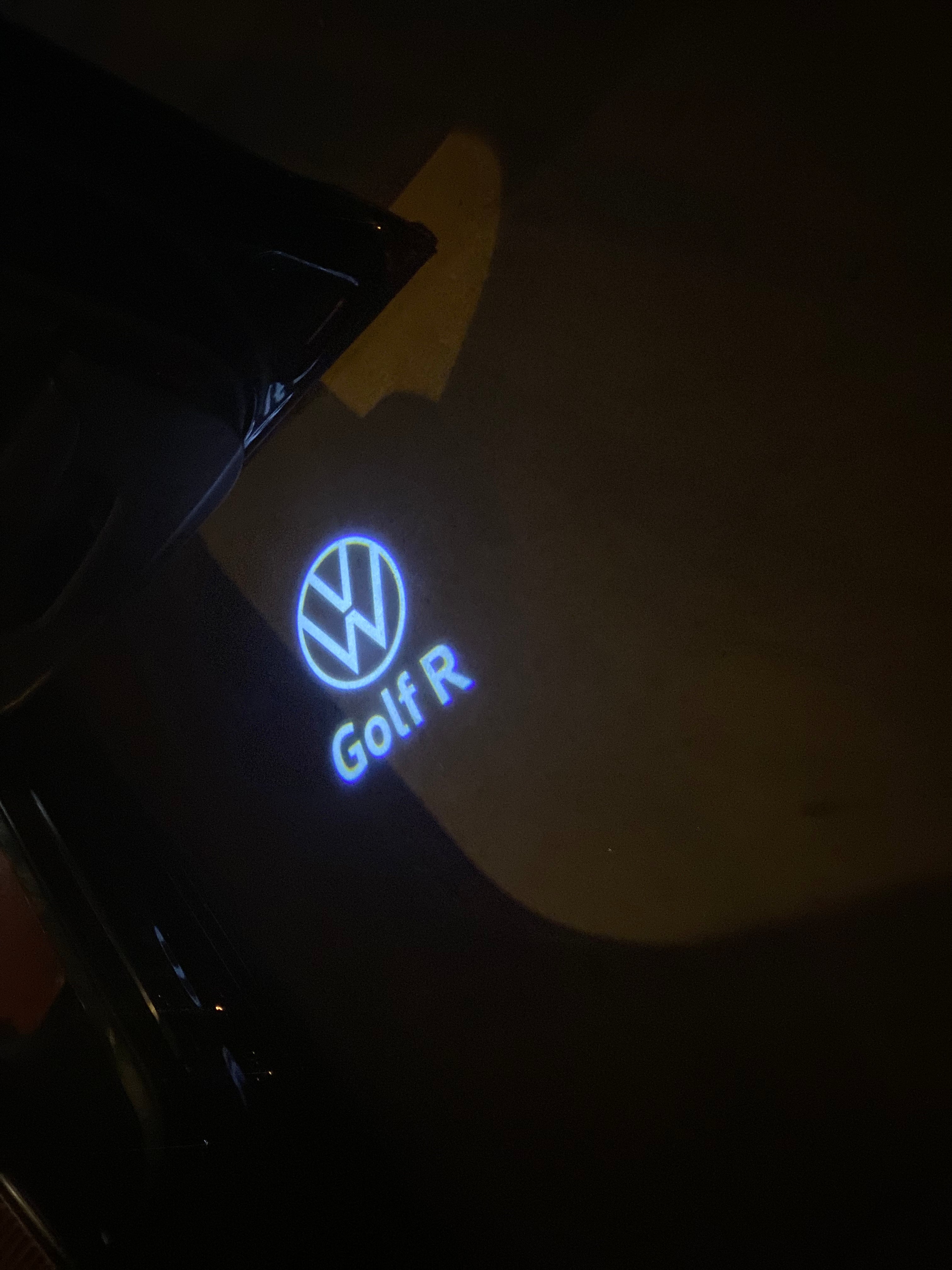 Volkswagen Door lights Logo Nr. 12 (cantidad 1 = 2 logo films /2 luces de puerta)