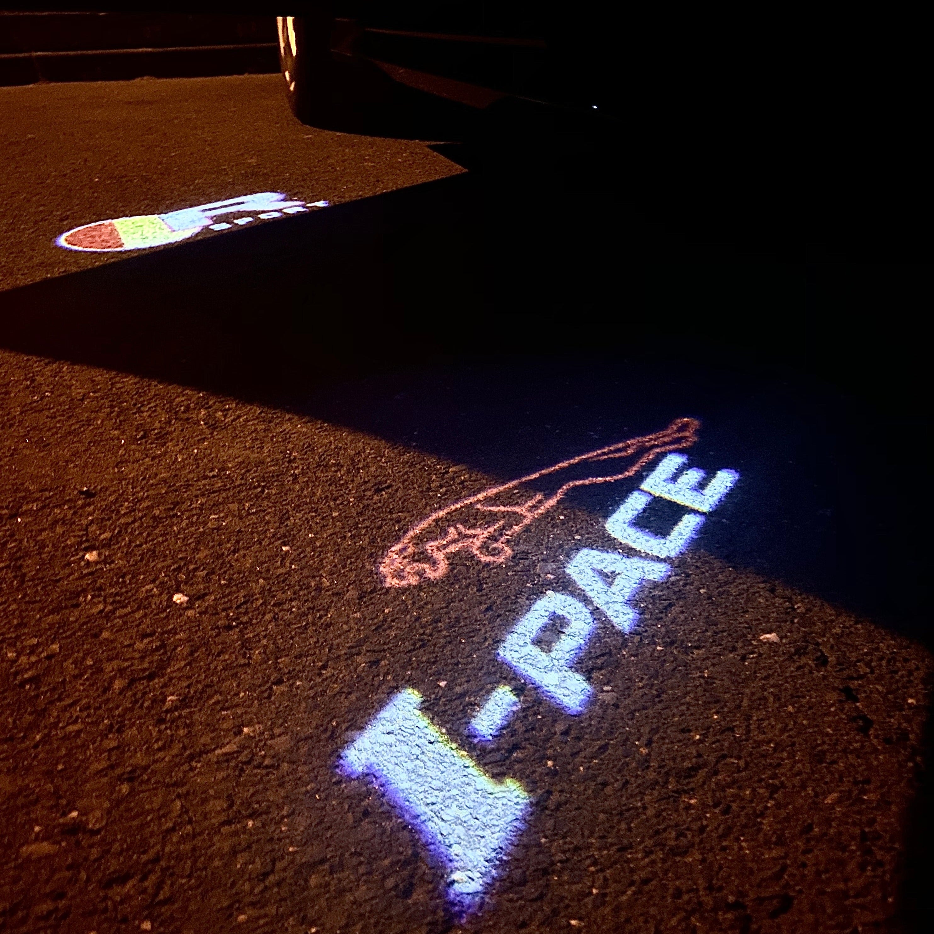 JAGUAR LOGO PROJECROTR LIGHTS Nr.125 (quantité 1 = 1 ensemble/2 feux de porte)