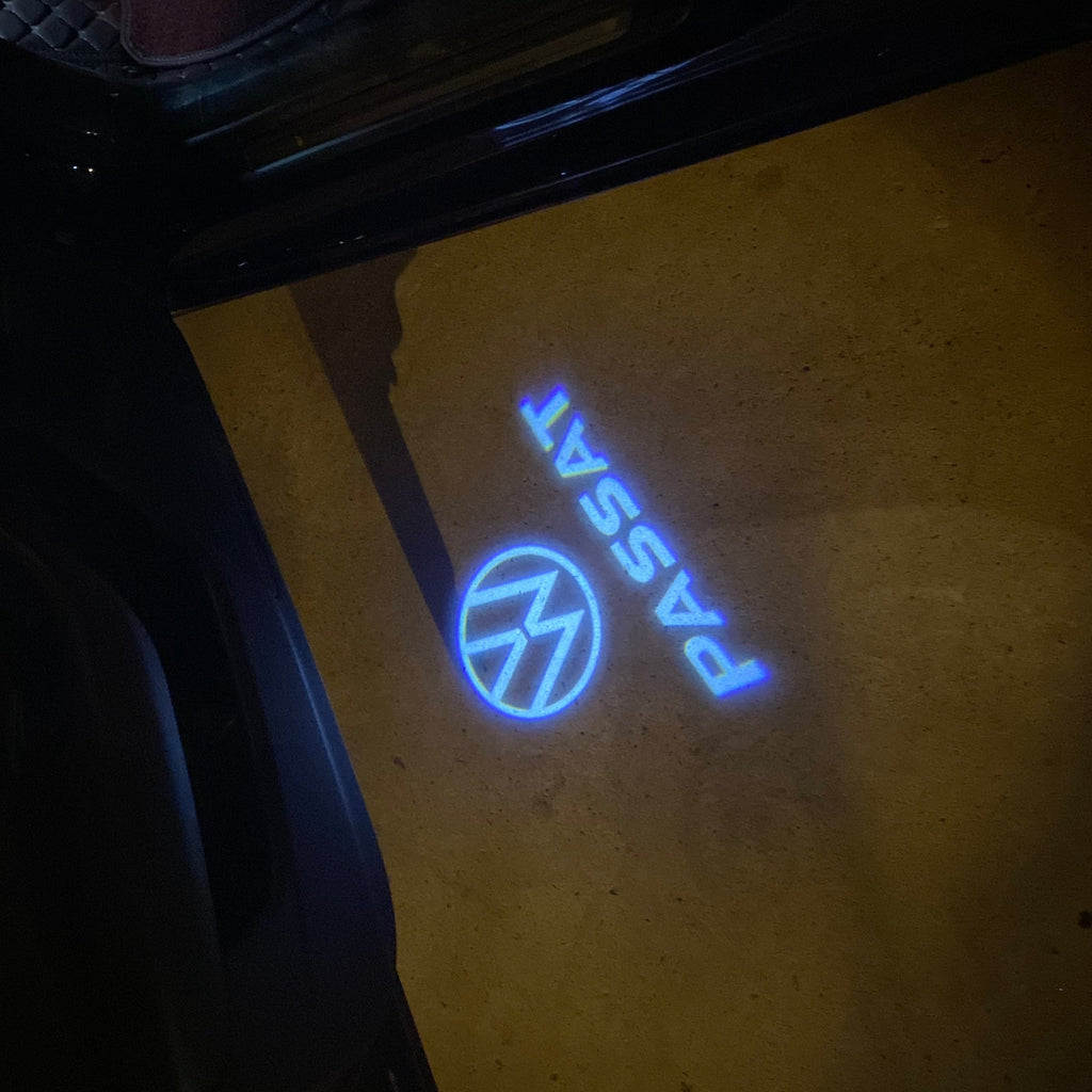 Volkswagen Door lights Logo Nr. 12 (quantité 1 = 2 Logo Films /2 feux de porte)