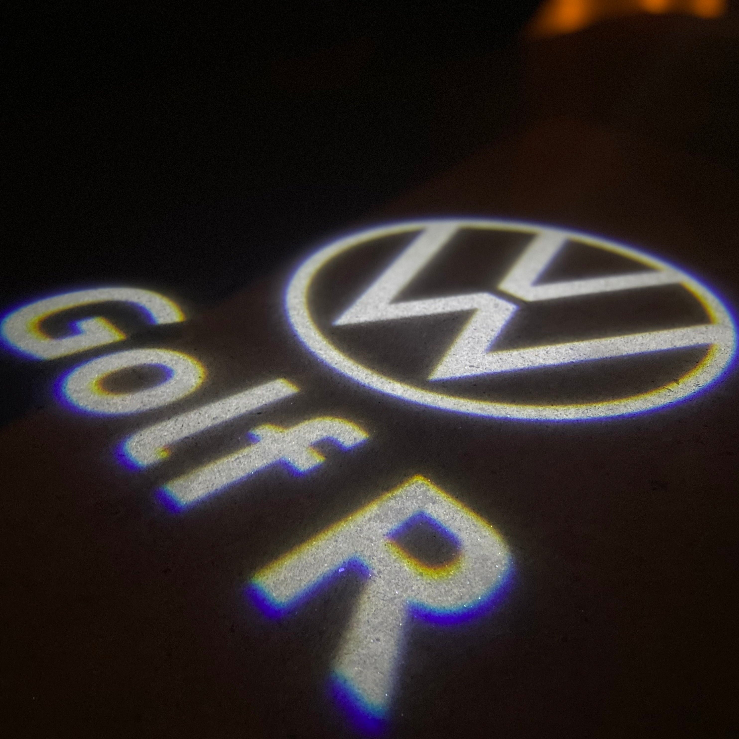 Volkswagen Door lights Logo Nr. 12 (cantidad 1 = 2 logo films /2 luces de puerta)