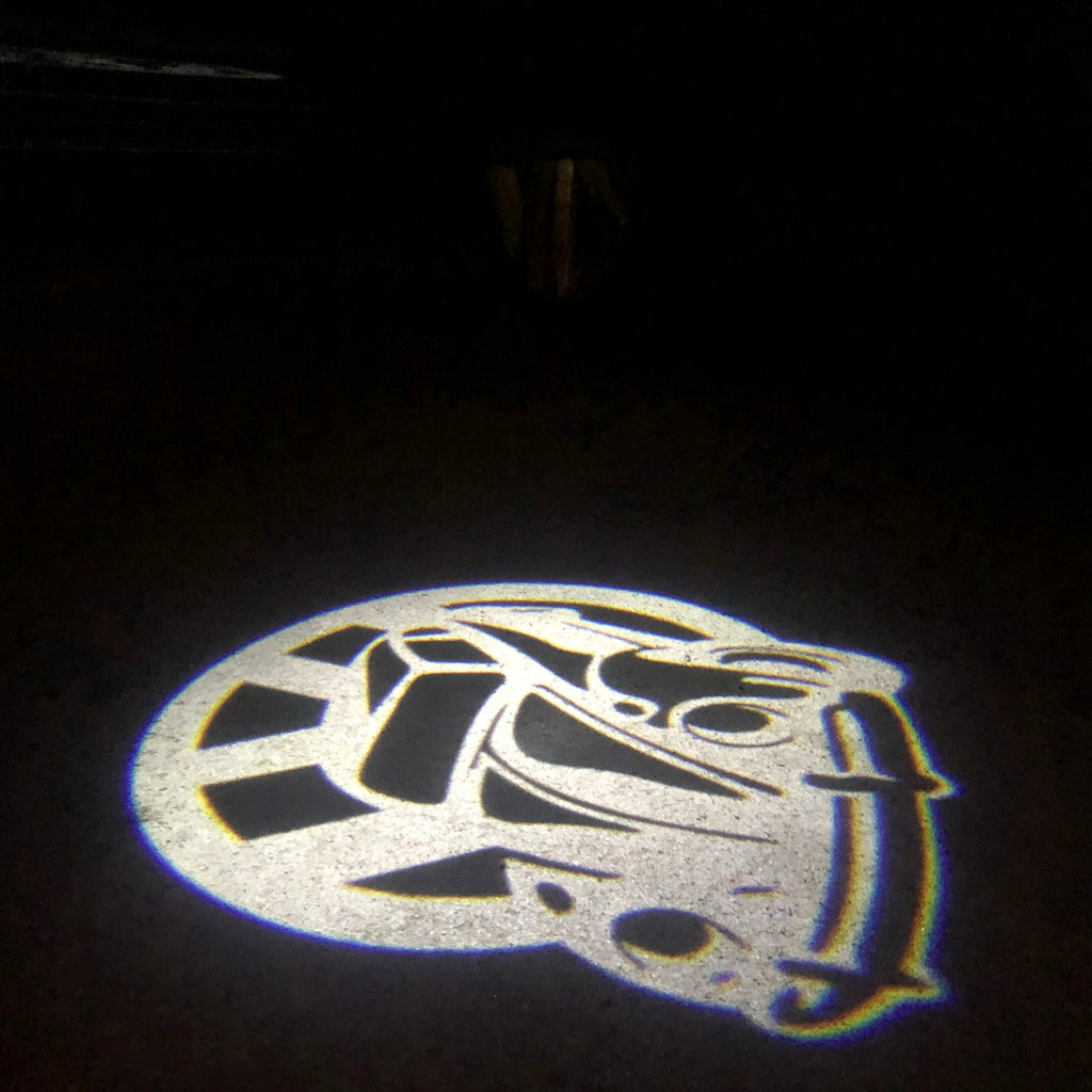 Logotipo de VW Nr. 11 (cantidad 1 = 2 películas con logotipo /2 luces de puerta)