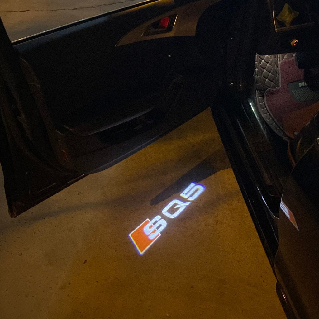 AUDI LOGO PROJECT LIGHTS Nr.58 (quantità 1= 2 Logo Films /2 porta luci）
