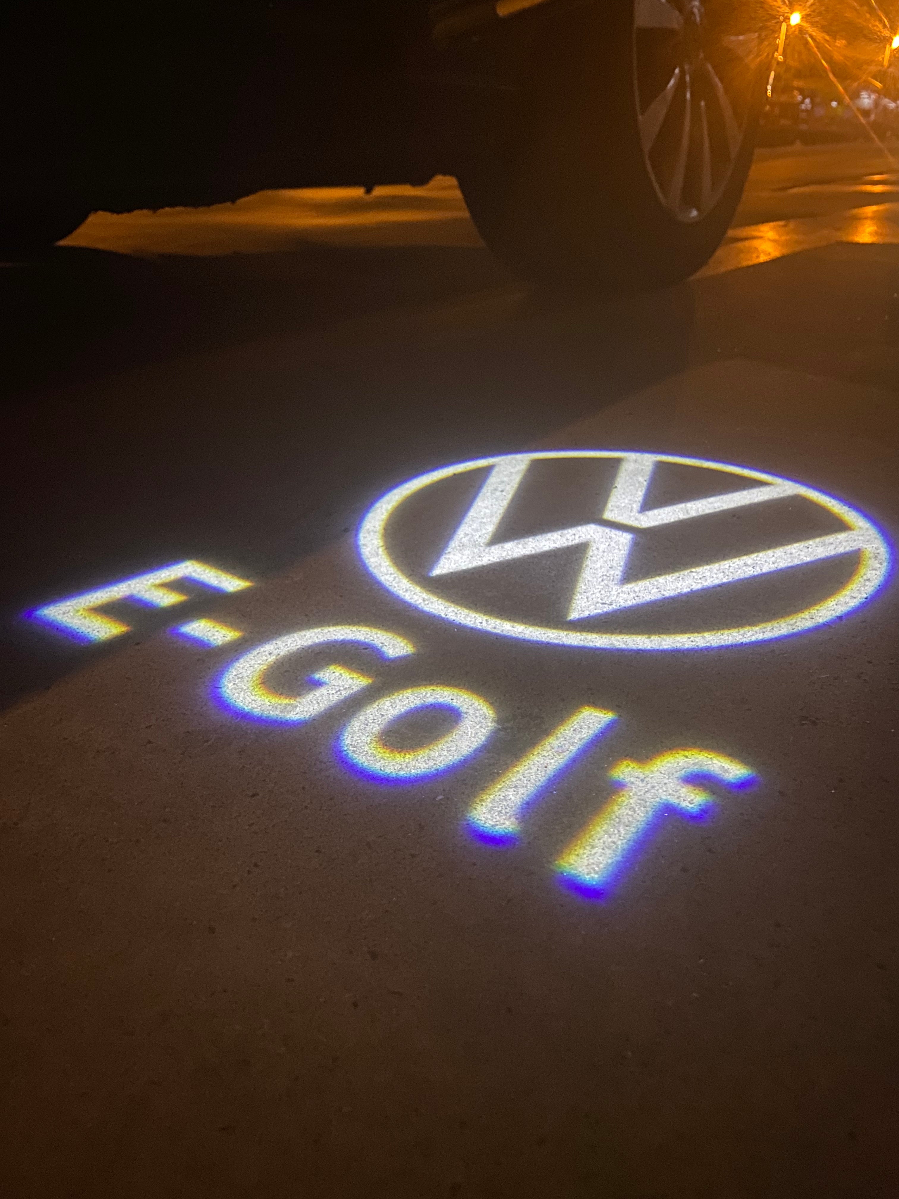 Volkswagen Door lights Logo Nr. 12 (cantidad 1 = 2 logo films /2 luces de puerta)
